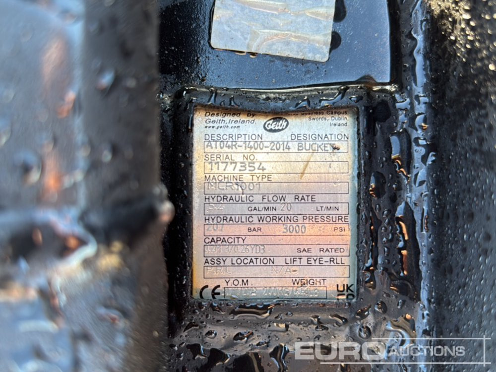 2023 Geith AT04R-1400-2014 - Gầu: hình 5 2023 Geith AT04R-1400-2014 - Gầu: hình 5