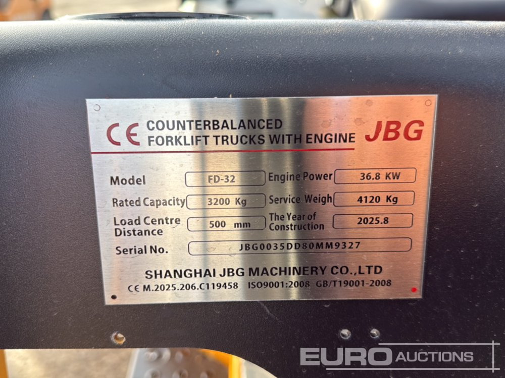 Xe nâng 2025 JBG FD-32: hình 35 Xe nâng 2025 JBG FD-32: hình 35