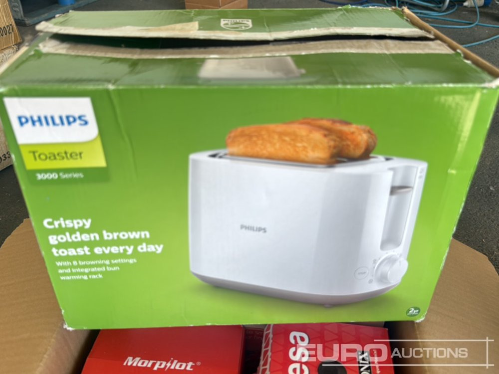 Trang thiết bị xây dựng Pallet of Toaster (2 of), Steam Iron, Aluminium Express Coffee Maker, Milk Frother, Mini Doorbell , Hand Blender: hình 6 Trang thiết bị xây dựng Pallet of Toaster (2 of), Steam Iron, Aluminium Express Coffee Maker, Milk Frother, Mini Doorbell , Hand Blender: hình 6