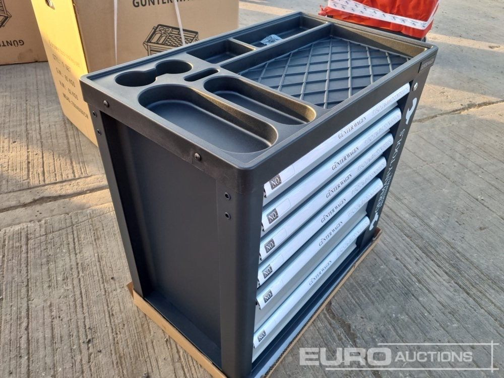Unused Germany Tools Tools Trolley, 220Pcs, Complete with Tools, 6 Drawers / Carro Porta Herramientas Completo, 6 Cajones - Trang thiết bị xưởng: hình 5 Unused Germany Tools Tools Trolley, 220Pcs, Complete with Tools, 6 Drawers / Carro Porta Herramientas Completo, 6 Cajones - Trang thiết bị xưởng: hình 5