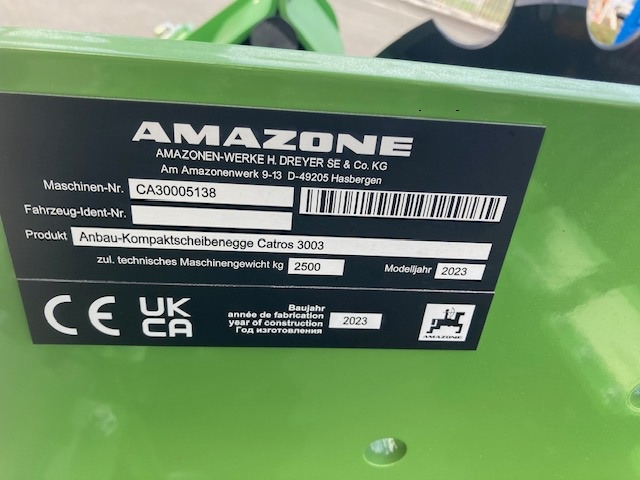 Amazone Catros 3003 - Bừa đĩa: hình 4 Amazone Catros 3003 - Bừa đĩa: hình 4