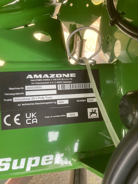 Amazone ZA-V 2000 Super Tronic - Máy xịt: hình 2 Amazone ZA-V 2000 Super Tronic - Máy xịt: hình 2