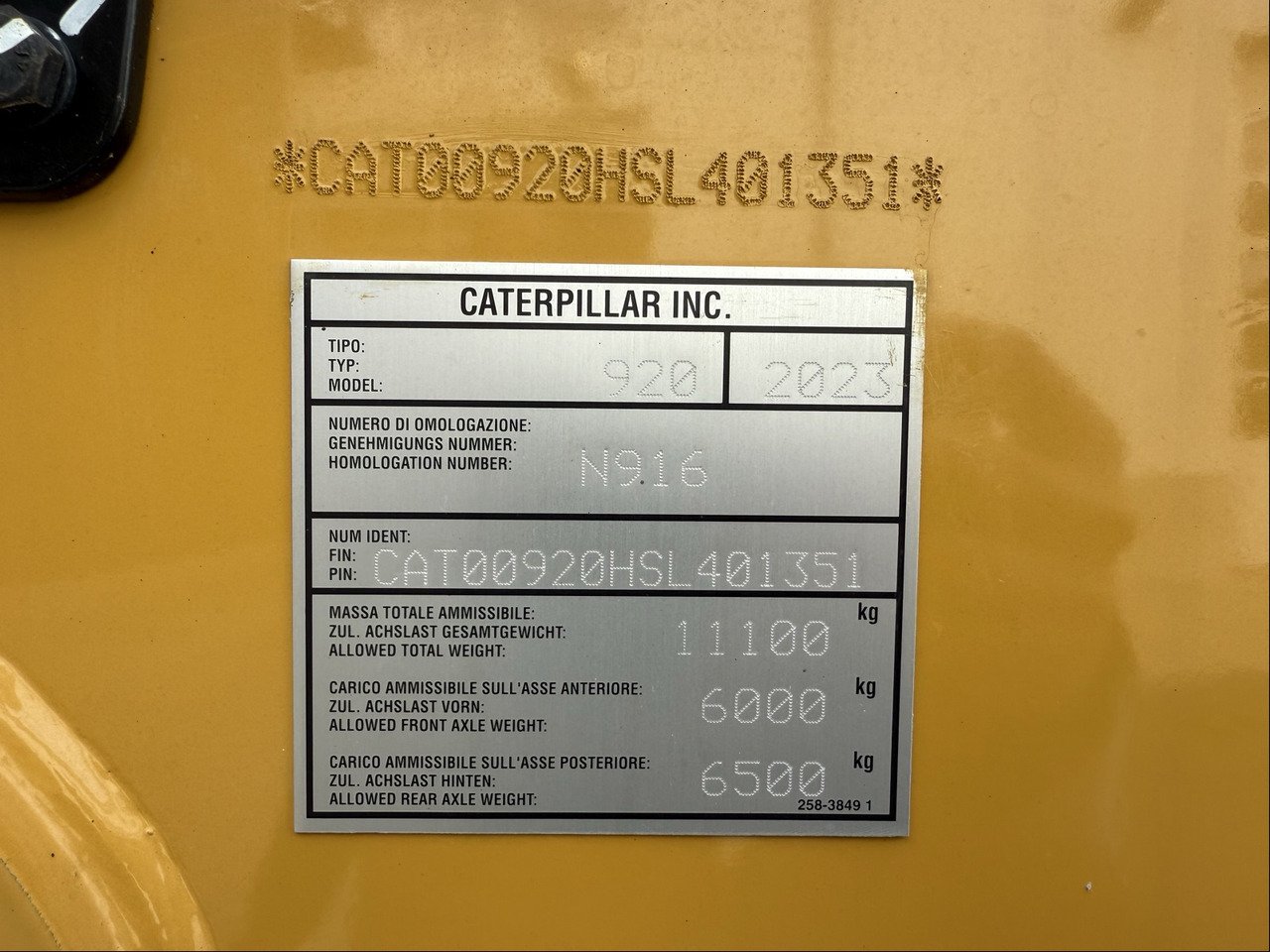 Caterpillar Radlader 920 Radlader - Máy xúc lật bánh lốp: hình 2 Caterpillar Radlader 920 Radlader - Máy xúc lật bánh lốp: hình 2
