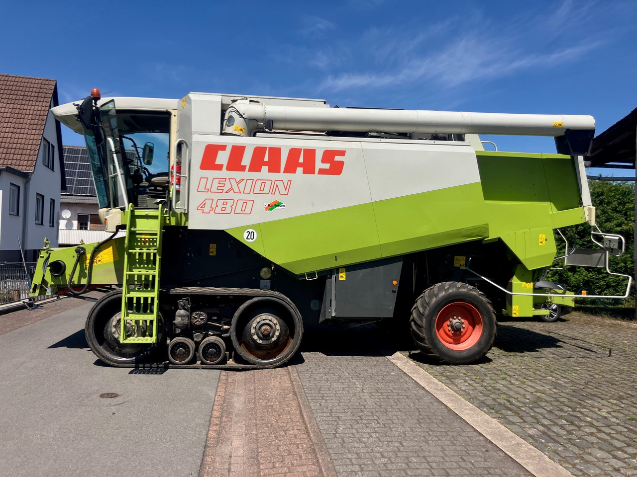 Claas Lexion 480 Terra Trac - Máy gặt đập: hình 1 Claas Lexion 480 Terra Trac - Máy gặt đập: hình 1