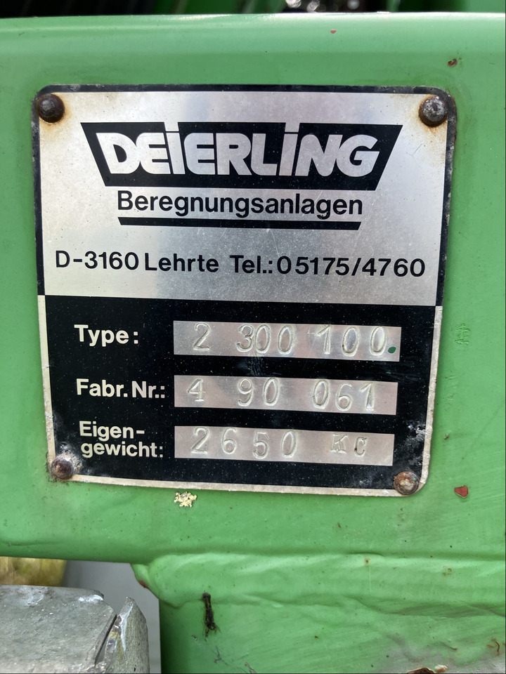 Deierling 100/300 - Hệ thống tưới: hình 2 Deierling 100/300 - Hệ thống tưới: hình 2