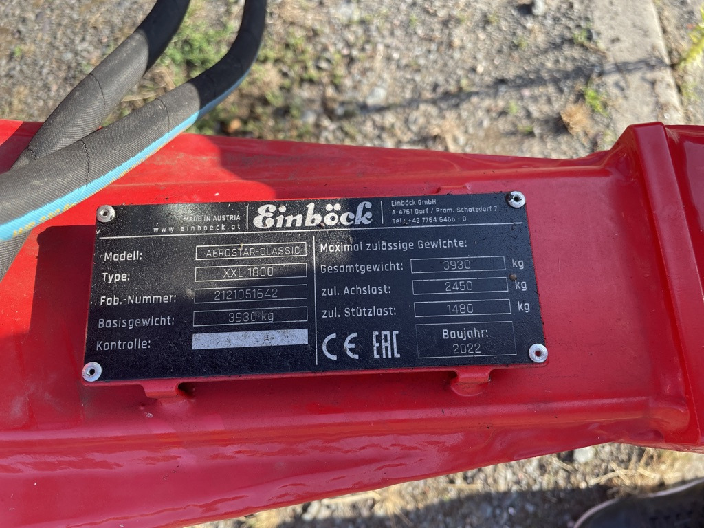 Einböck Aerostar 18.00 - Bừa: hình 2 Einböck Aerostar 18.00 - Bừa: hình 2