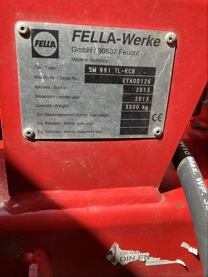 Fella 991 TL-KCB - Máy cắt cỏ: hình 4 Fella 991 TL-KCB - Máy cắt cỏ: hình 4