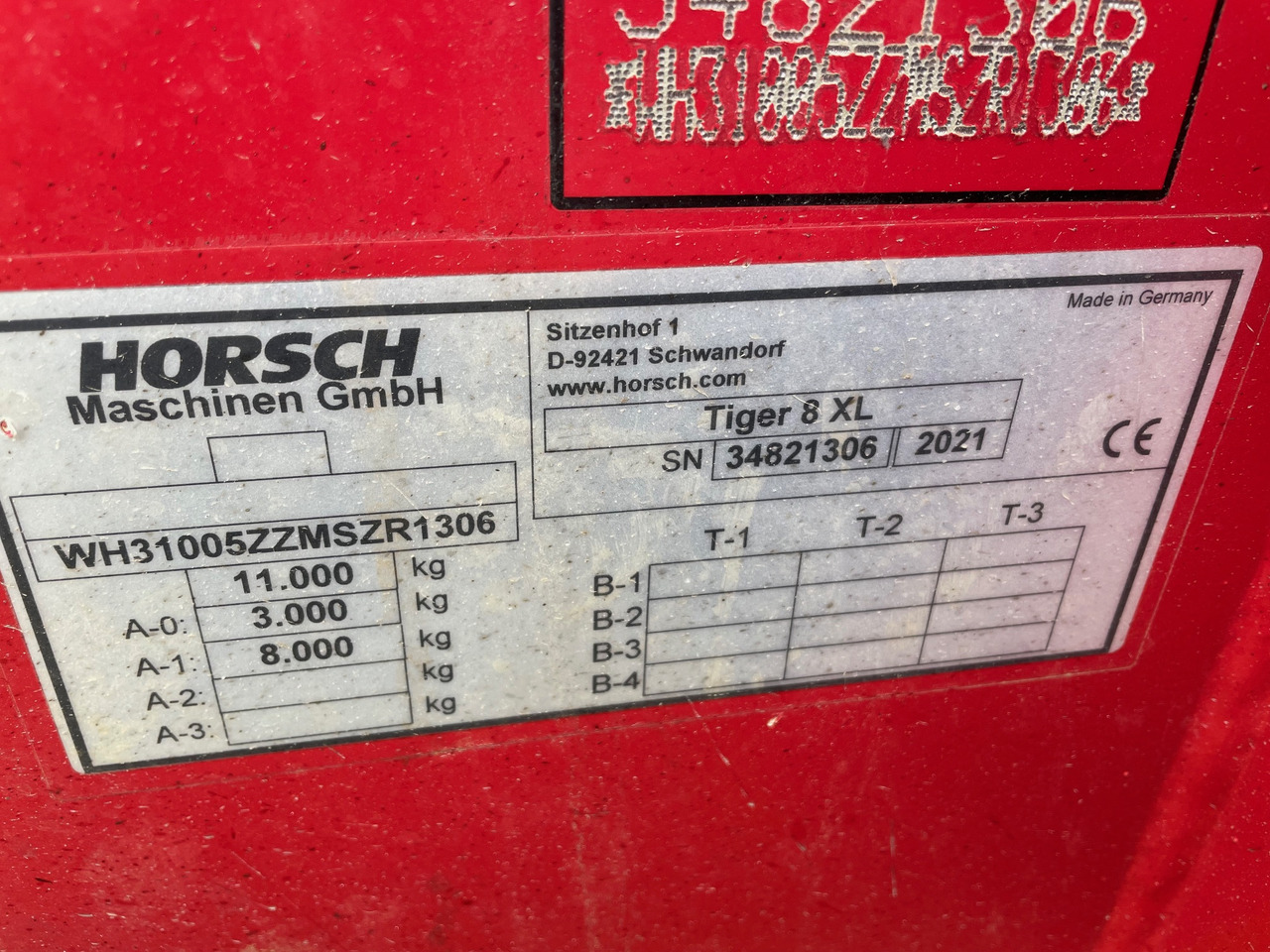 Horsch Tiger 8 XL - Máy trồng trọt: hình 2 Horsch Tiger 8 XL - Máy trồng trọt: hình 2
