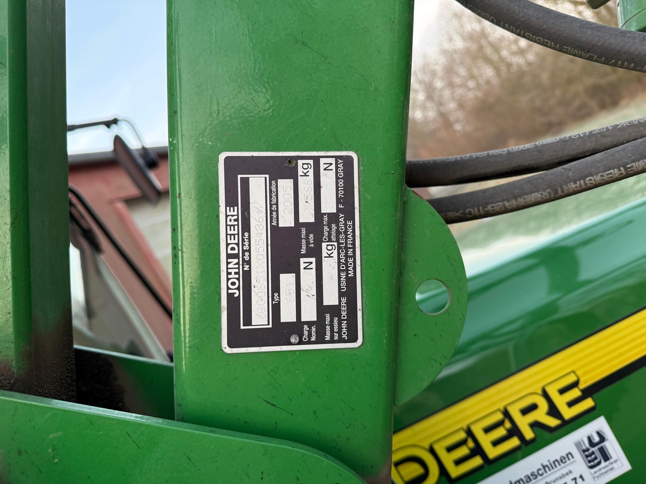 John Deere 6420 - Máy cày: hình 2 John Deere 6420 - Máy cày: hình 2