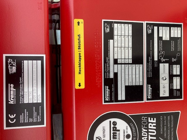 Krampe Big Body 790 Carrier - Xe ben: hình 2 Krampe Big Body 790 Carrier - Xe ben: hình 2