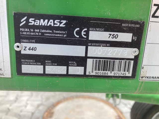 Saphir Samasz Z-440 - Dàn trải/ Cào: hình 2 Saphir Samasz Z-440 - Dàn trải/ Cào: hình 2