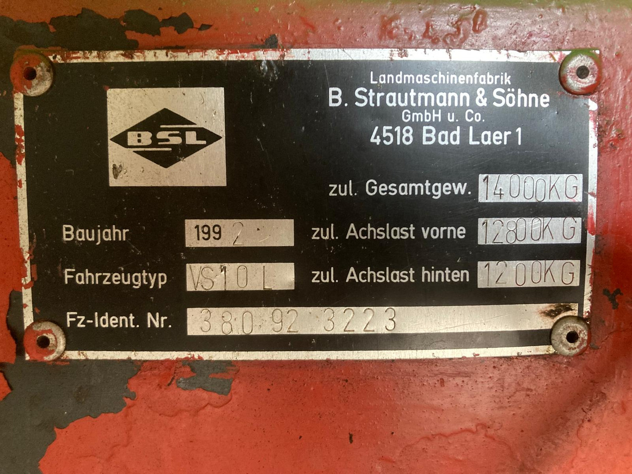 Strautmann Streublitz VS10 L - Máy rải phân bón: hình 2 Strautmann Streublitz VS10 L - Máy rải phân bón: hình 2