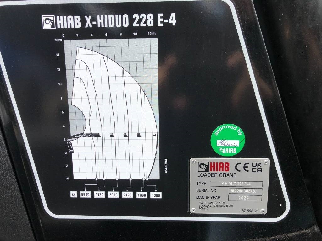 Hiab X-HiDuo 228 E-4 - Cẩu gấp cho Xe tải: hình 2 Hiab X-HiDuo 228 E-4 - Cẩu gấp cho Xe tải: hình 2