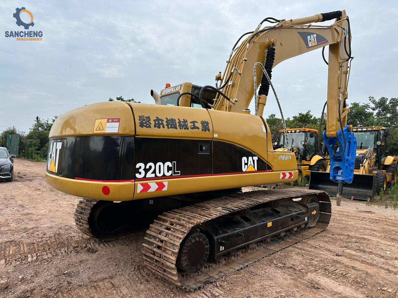 CAT 320CL with hammer crawler excavator - Máy xúc bánh xích: hình 2 CAT 320CL with hammer crawler excavator - Máy xúc bánh xích: hình 2