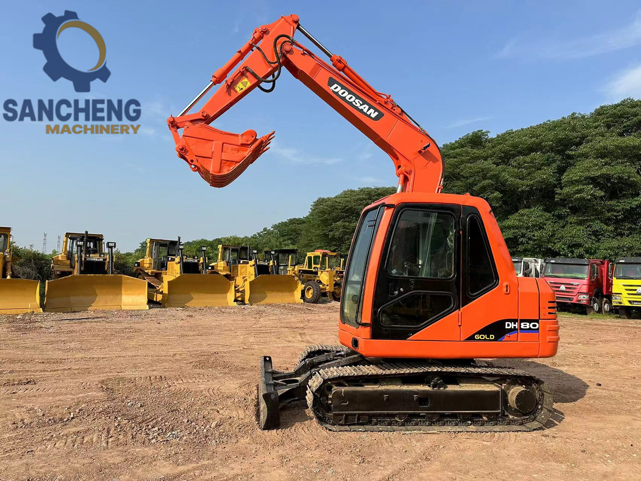 DOOSAN DH80 Mini Excavator - Máy xúc bánh xích: hình 5 DOOSAN DH80 Mini Excavator - Máy xúc bánh xích: hình 5