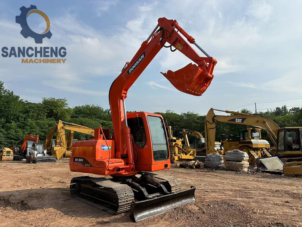 DOOSAN DH80 Mini Excavator - Máy xúc bánh xích: hình 3 DOOSAN DH80 Mini Excavator - Máy xúc bánh xích: hình 3