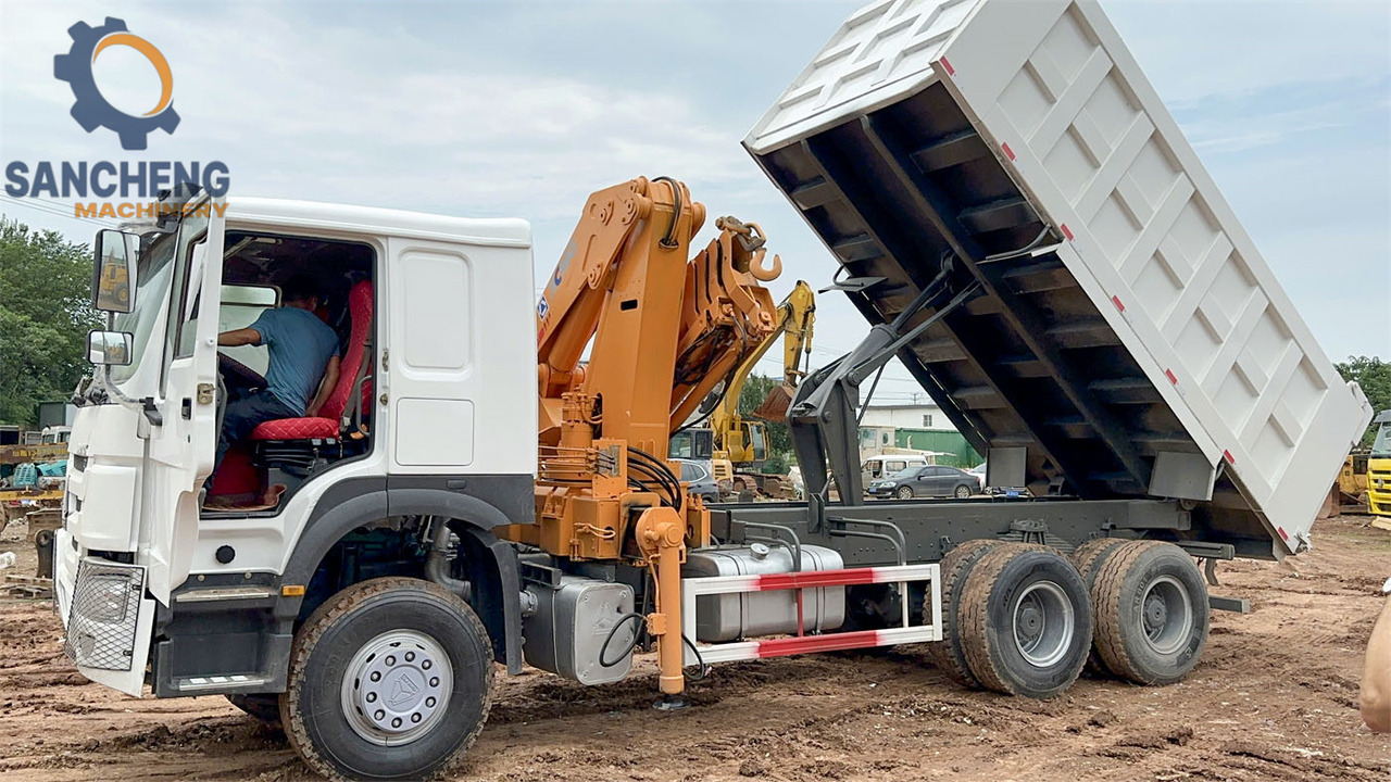 SINOTRUK Howo 371 6x4 crane truck - Xe cẩu tự hành: hình 4 SINOTRUK Howo 371 6x4 crane truck - Xe cẩu tự hành: hình 4