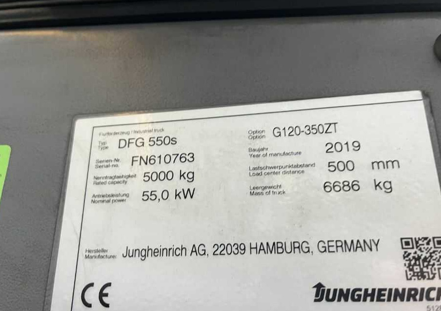 Jungheinrich DFG550s - Xe nâng diesel: hình 4 Jungheinrich DFG550s - Xe nâng diesel: hình 4