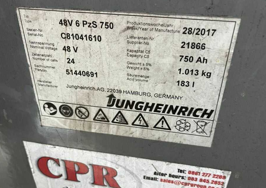 Jungheinrich EFG318 - Xe nâng điện: hình 5 Jungheinrich EFG318 - Xe nâng điện: hình 5