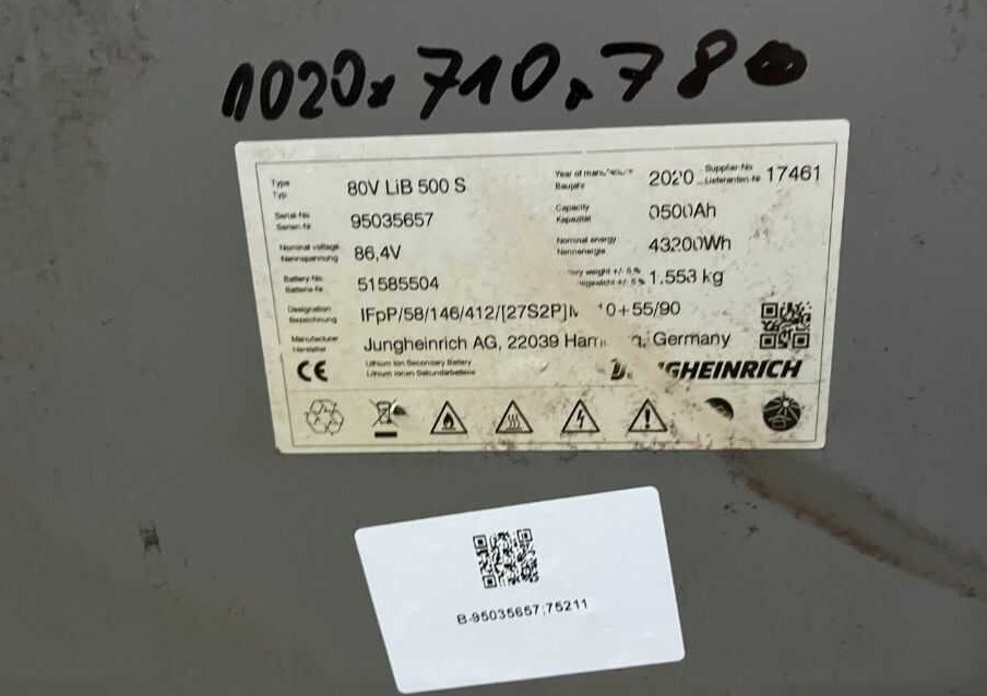 Jungheinrich EFG425k - Xe nâng điện: hình 5 Jungheinrich EFG425k - Xe nâng điện: hình 5