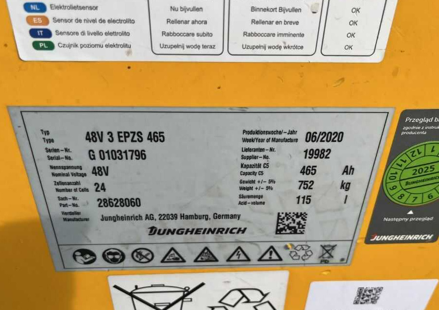 Xe tải tiếp cận Jungheinrich ETV110: hình 7