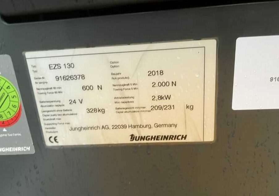 Jungheinrich EZS130 - Xe cày kéo: hình 4 Jungheinrich EZS130 - Xe cày kéo: hình 4