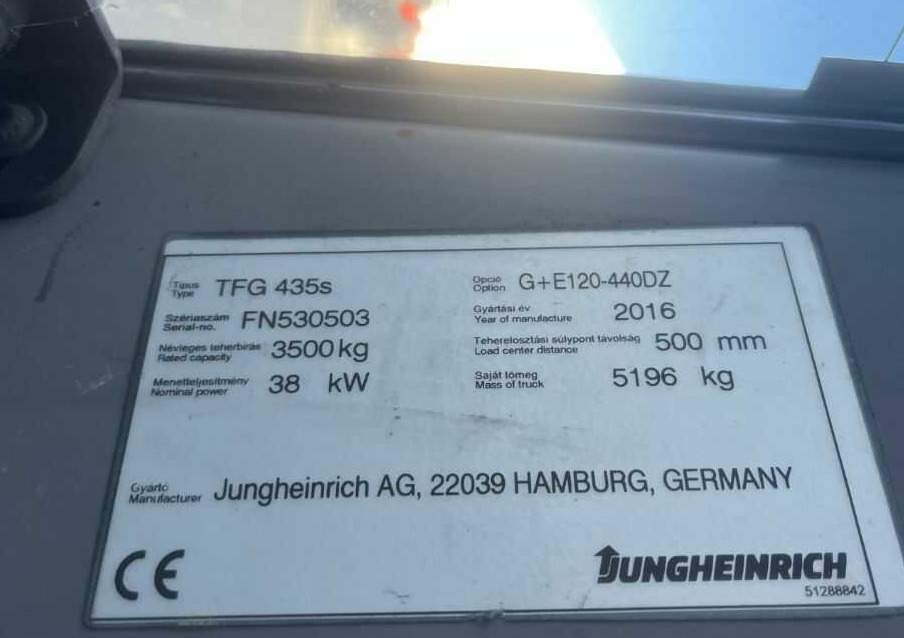 Jungheinrich TFG435s - Xe nâng gas: hình 4 Jungheinrich TFG435s - Xe nâng gas: hình 4