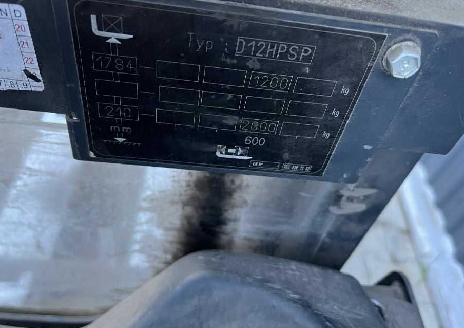 Linde D12HPSP - Máy xếp chồng: hình 5 Linde D12HPSP - Máy xếp chồng: hình 5