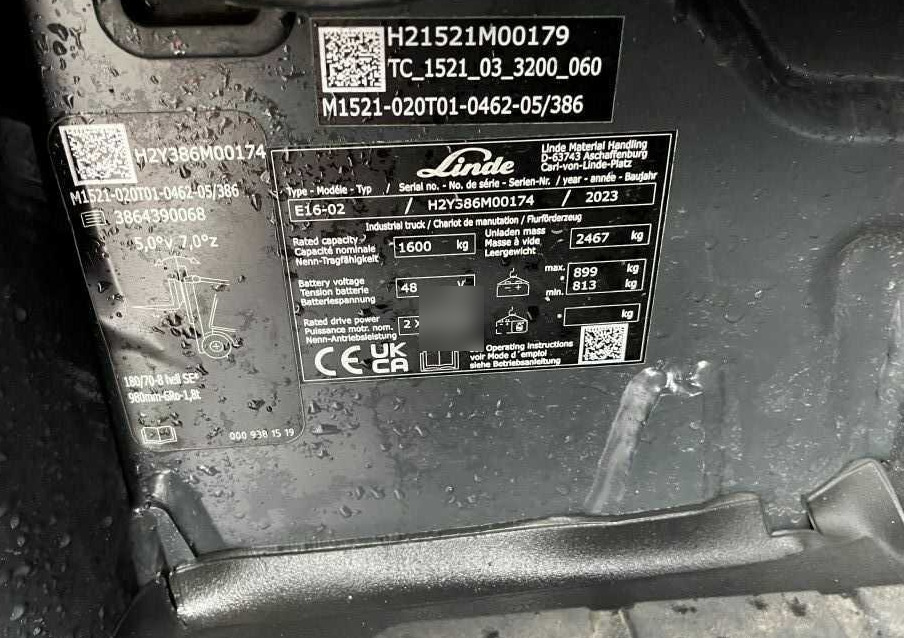 Linde E16-02 - Xe nâng điện: hình 4 Linde E16-02 - Xe nâng điện: hình 4