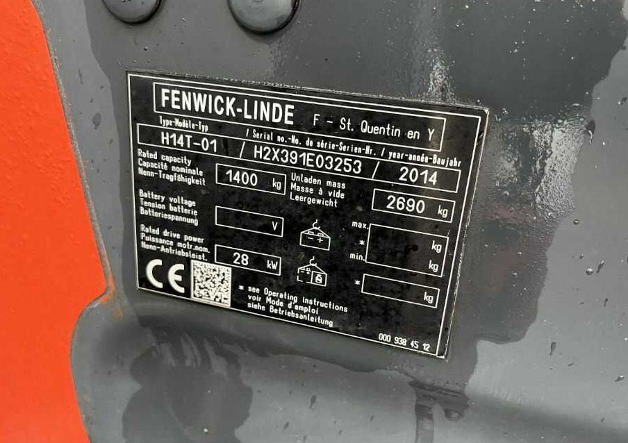 Linde H14T-01 - Xe nâng gas: hình 4 Linde H14T-01 - Xe nâng gas: hình 4
