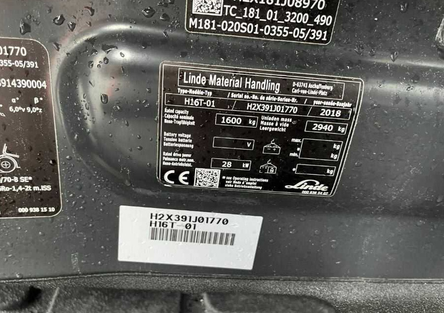 Linde H16T-01 - Xe nâng gas: hình 4 Linde H16T-01 - Xe nâng gas: hình 4