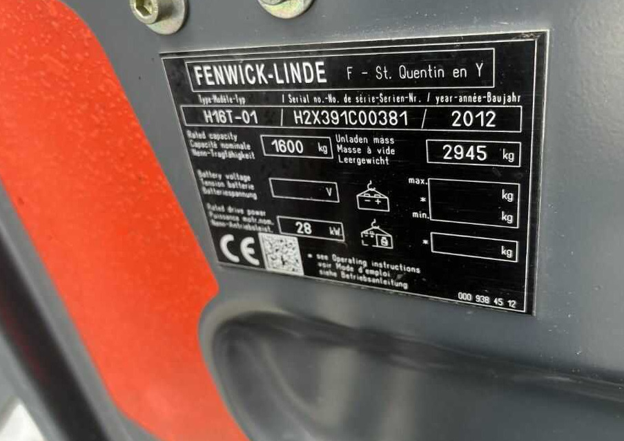 Linde H16T-01 - Xe nâng gas: hình 4 Linde H16T-01 - Xe nâng gas: hình 4