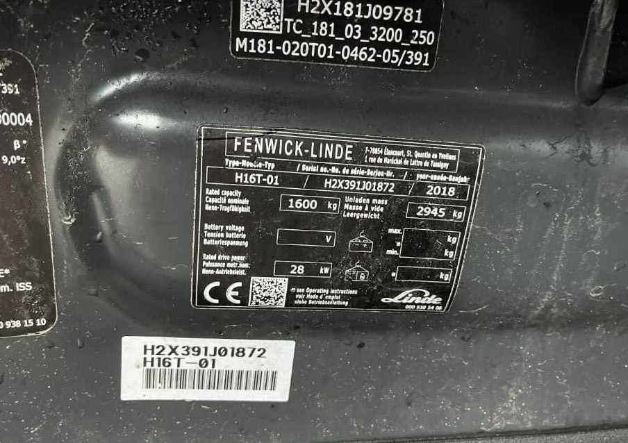 Linde H16T-01 - Xe nâng gas: hình 4 Linde H16T-01 - Xe nâng gas: hình 4