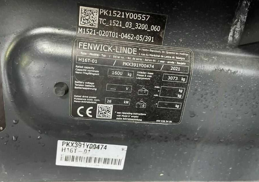 Linde H16T-01 - Xe nâng gas: hình 4 Linde H16T-01 - Xe nâng gas: hình 4