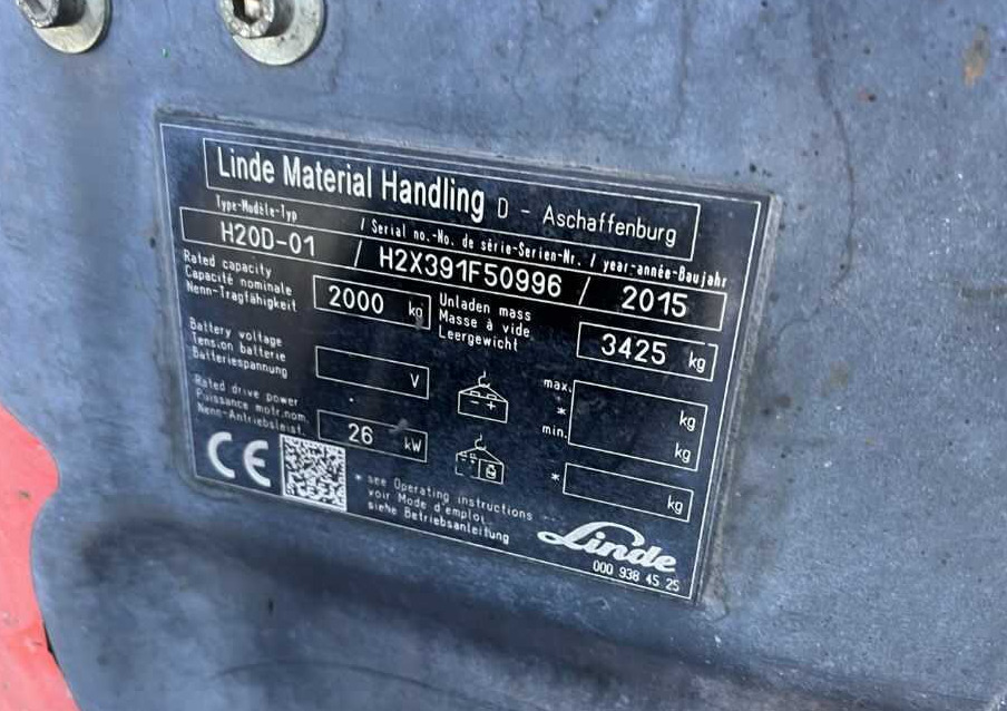 Linde H20D-01 - Xe nâng diesel: hình 4 Linde H20D-01 - Xe nâng diesel: hình 4