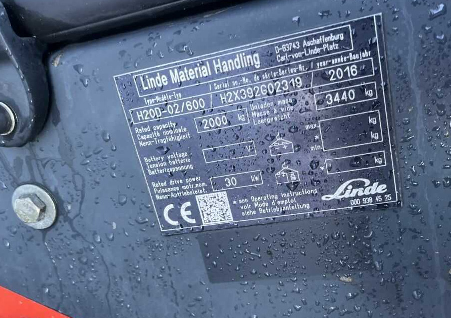 Linde H20D-02/600 - Xe nâng diesel: hình 4 Linde H20D-02/600 - Xe nâng diesel: hình 4