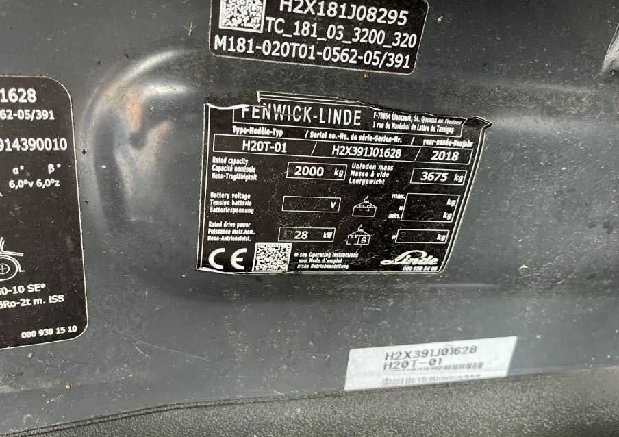 Linde H20T-01 - Xe nâng gas: hình 4 Linde H20T-01 - Xe nâng gas: hình 4
