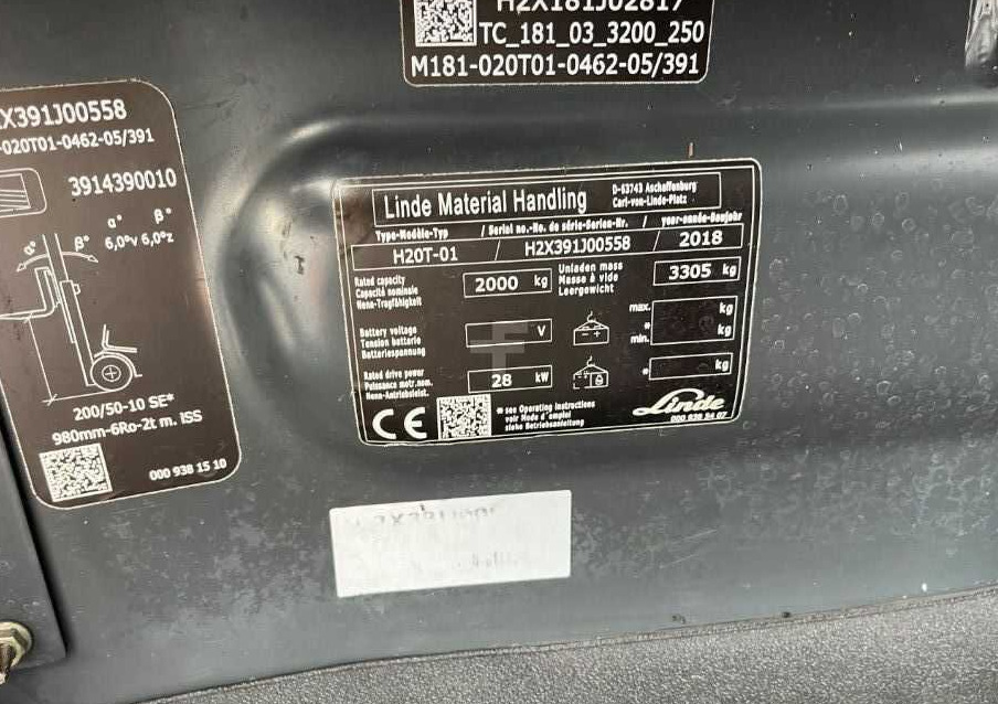 Linde H20T-01 - Xe nâng gas: hình 4 Linde H20T-01 - Xe nâng gas: hình 4