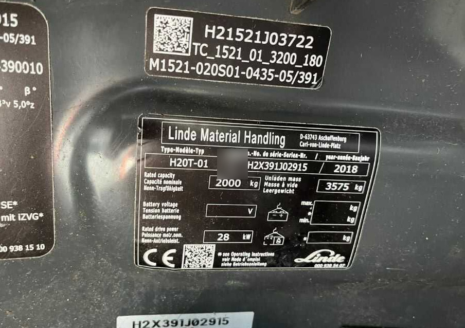 Linde H20T-01 - Xe nâng gas: hình 4 Linde H20T-01 - Xe nâng gas: hình 4