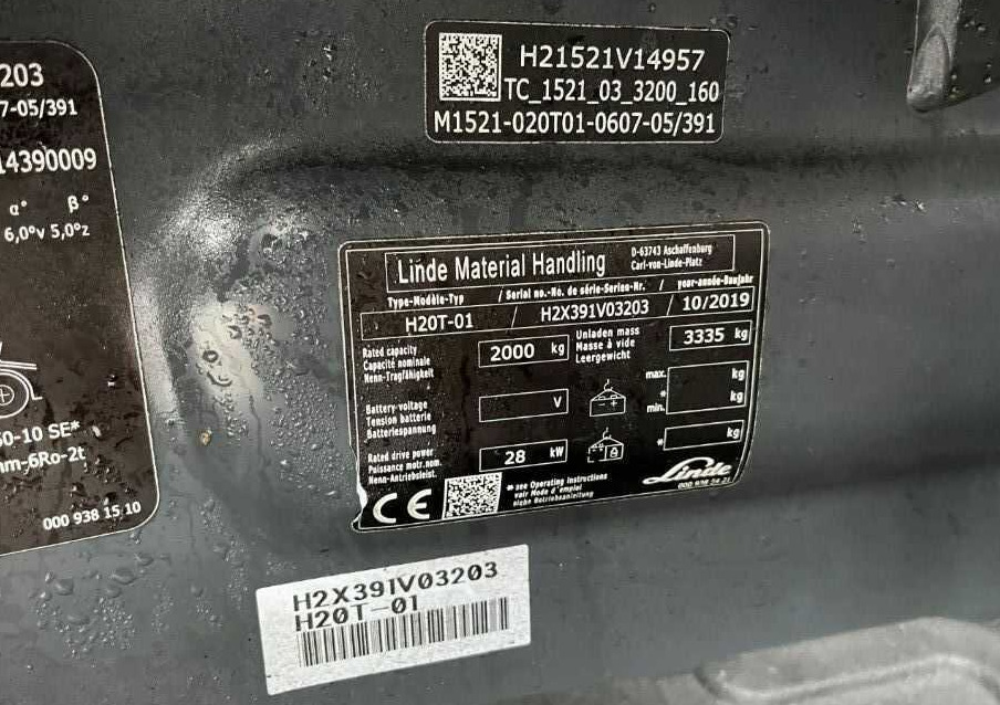 Linde H20T-01 - Xe nâng gas: hình 4 Linde H20T-01 - Xe nâng gas: hình 4