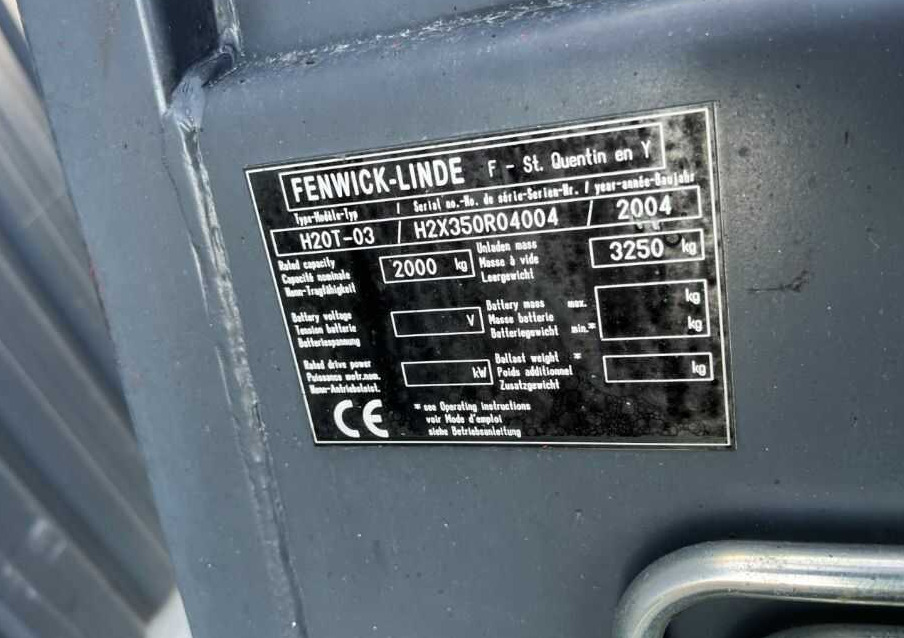 Linde H20T-03 - Xe nâng gas: hình 4 Linde H20T-03 - Xe nâng gas: hình 4
