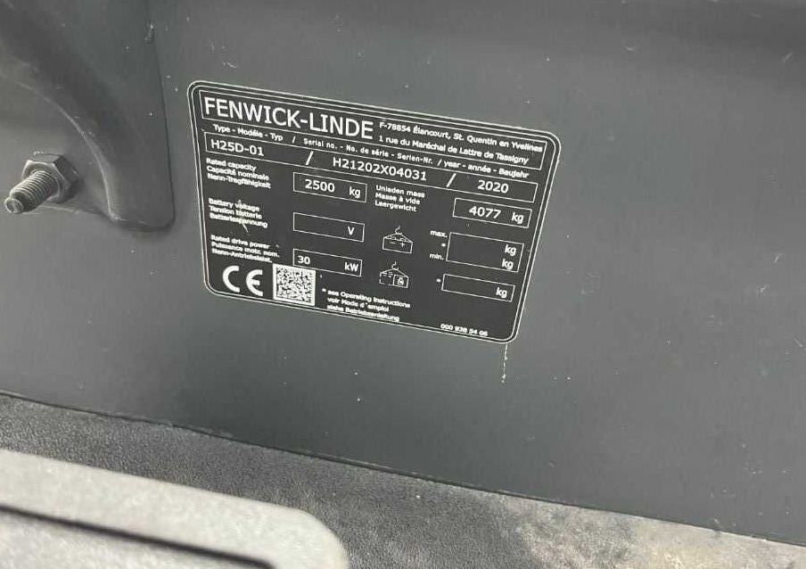 Linde H25D-01 - Xe nâng diesel: hình 4 Linde H25D-01 - Xe nâng diesel: hình 4