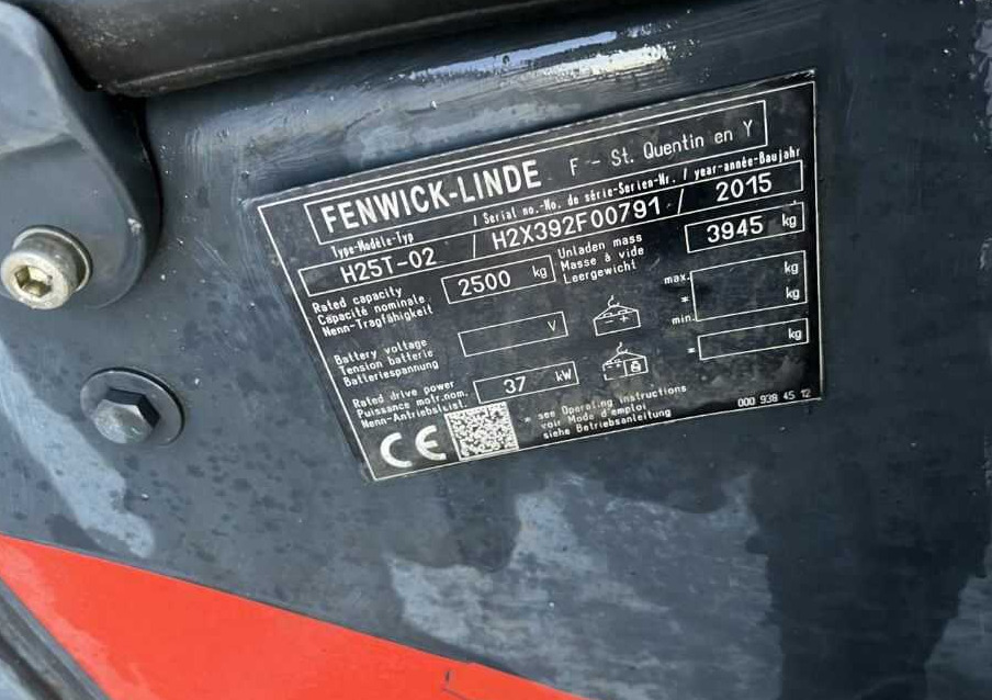 Linde H25T-01 - Xe nâng gas: hình 4 Linde H25T-01 - Xe nâng gas: hình 4