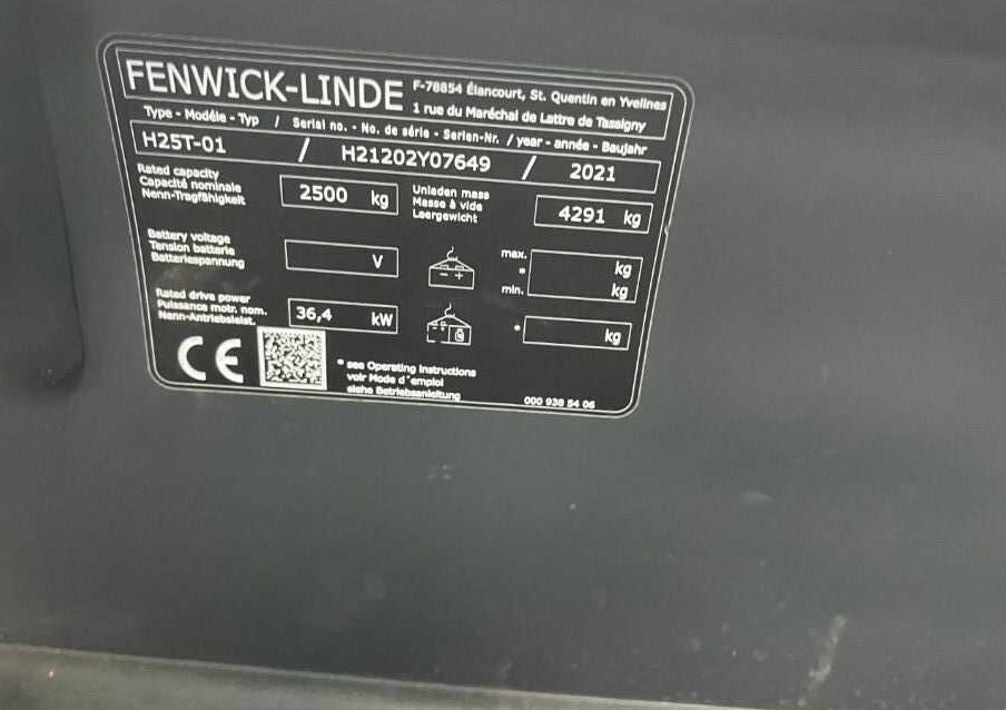 Linde H25T-01 - Xe nâng gas: hình 4 Linde H25T-01 - Xe nâng gas: hình 4