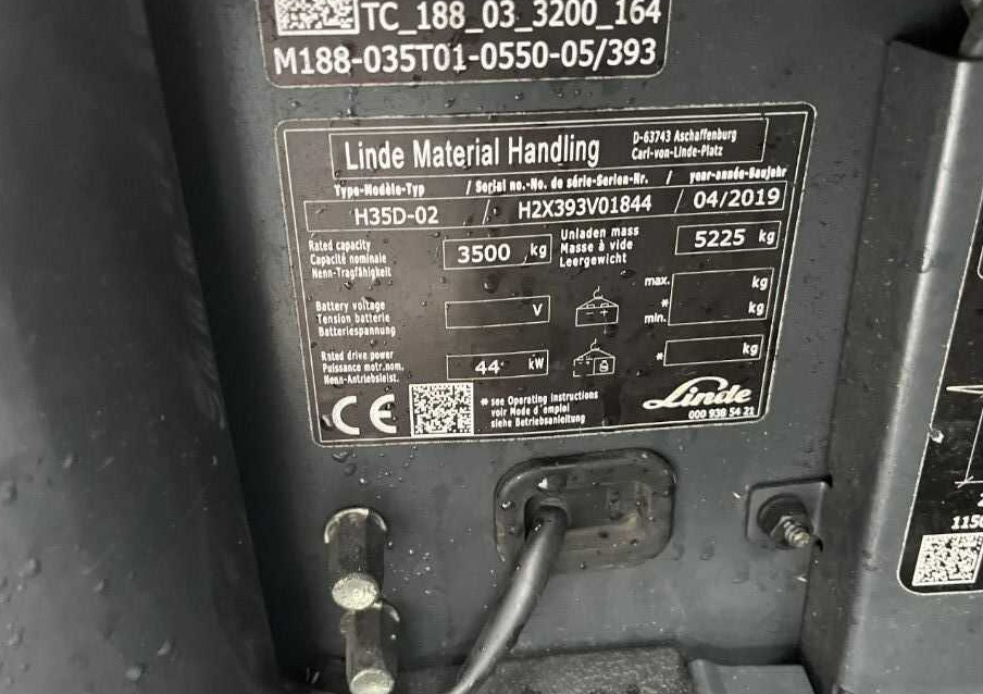 Linde H35D-02 - Xe nâng diesel: hình 4 Linde H35D-02 - Xe nâng diesel: hình 4