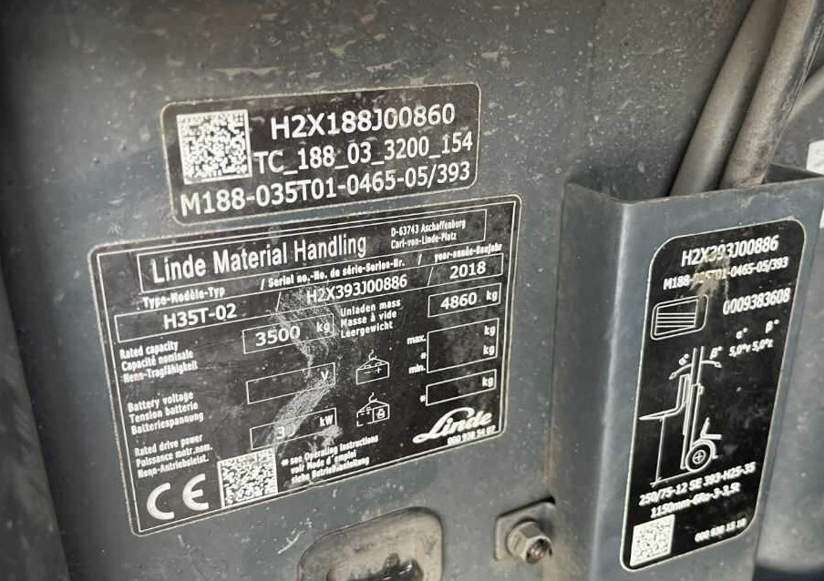 Linde H35T-02 - Xe nâng gas: hình 4 Linde H35T-02 - Xe nâng gas: hình 4