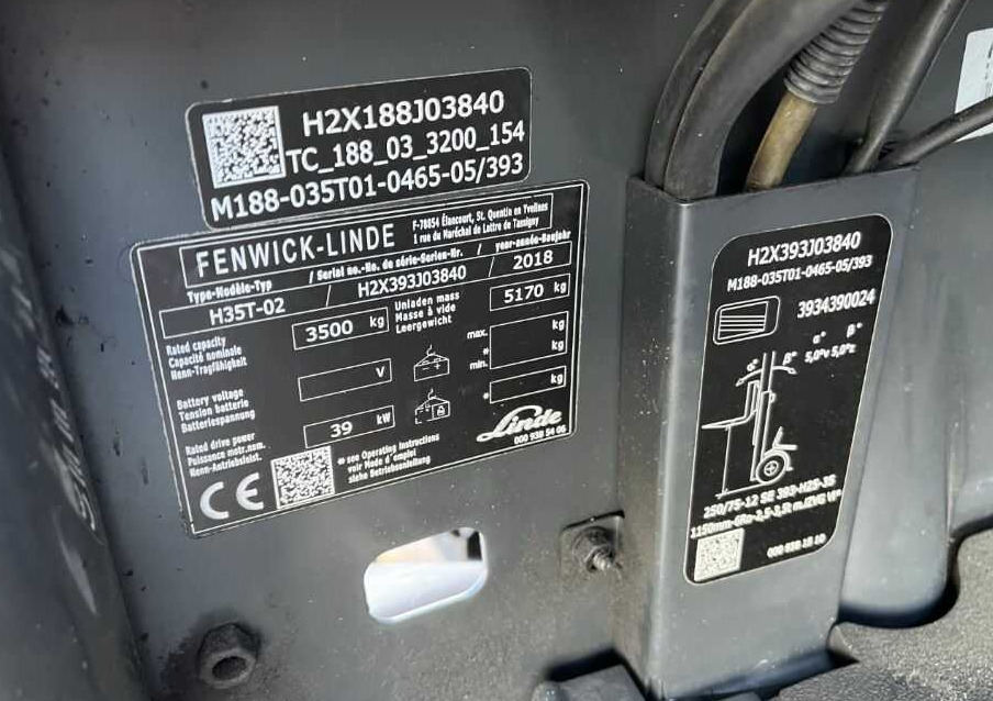 Linde H35T_02 - Xe nâng gas: hình 4 Linde H35T_02 - Xe nâng gas: hình 4