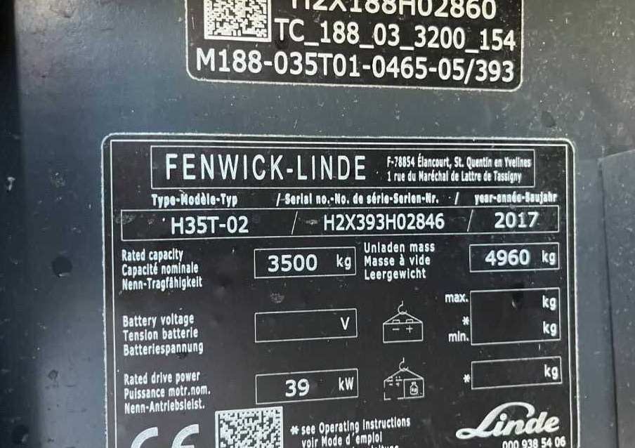 Linde H35T-02 - Xe nâng gas: hình 4 Linde H35T-02 - Xe nâng gas: hình 4