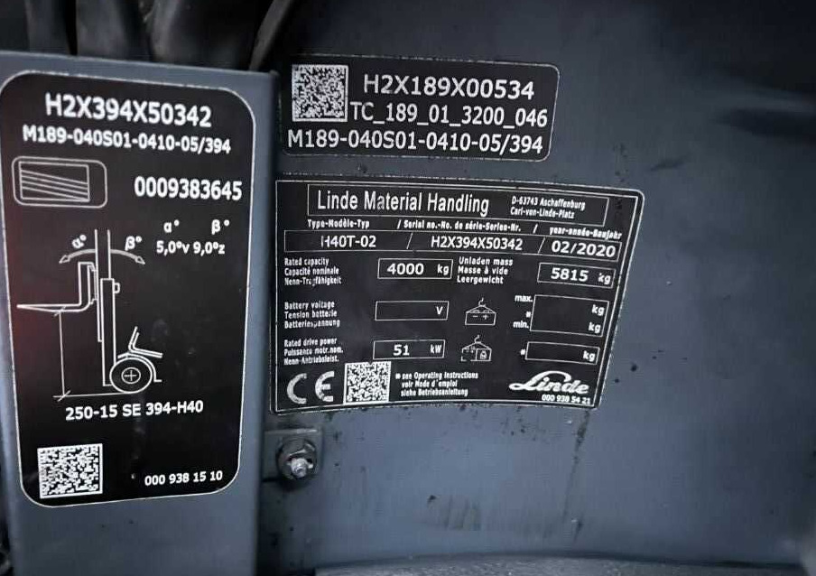 Linde H40T-02 - Xe nâng gas: hình 4 Linde H40T-02 - Xe nâng gas: hình 4