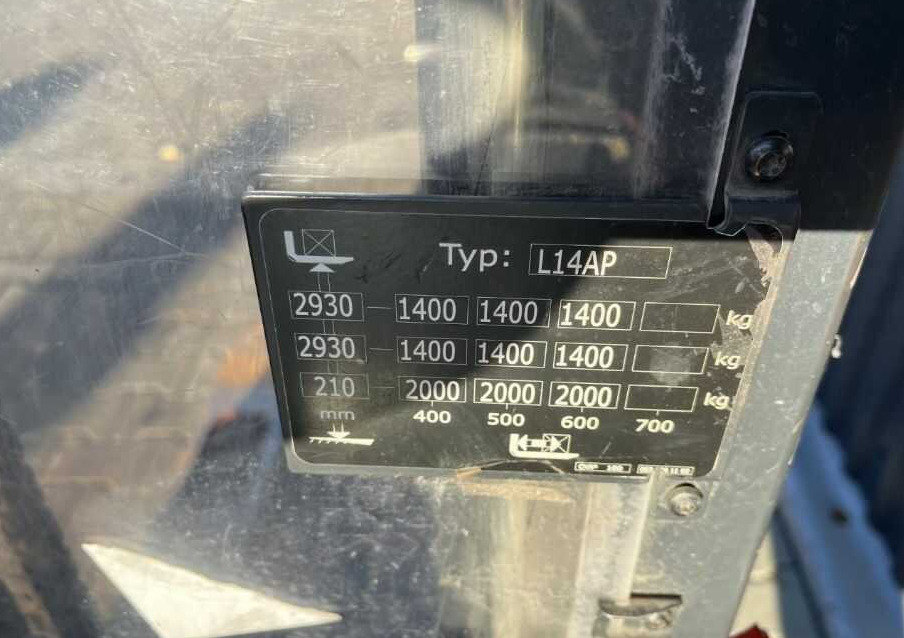 Linde L14AP - Máy xếp chồng: hình 5 Linde L14AP - Máy xếp chồng: hình 5
